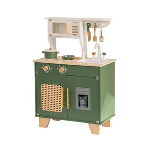 Juego de Cocina de Juguete para Niños, Cocina de Juguete de Madera Ecológica para Niños, Venta al por Mayor, Fábrica de Vietnam, Precios Competitivos - Product Image 4