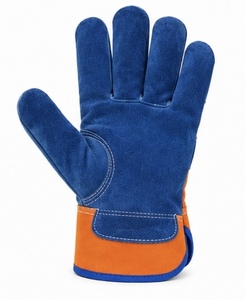 Durable Breathable Flexible Leather Canadian Rigger Gloves with Anti-Slip Heat Resistant Reinforced Cuff for Active Duty Use - Product Image 5