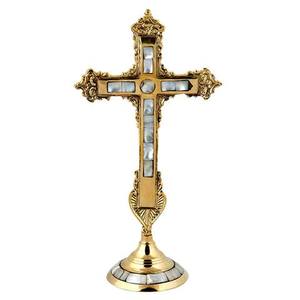 Latest Arrival Unique Design Bishop's Blessing Crucifix Custom Color Christian Catholic Church Christmas Decorative Crucifix - Product Image 1