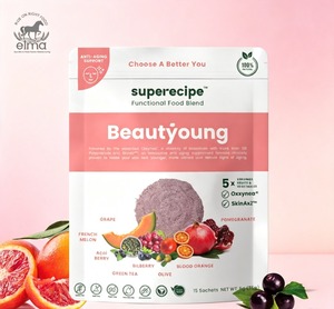 Natural Plant Based Kiwifruit Extract Beauty Drink Powder Skin Elasticity Support Whitening Fruity Flavour <b>Sugar</b> Free Sachet 5g - Product Image 1