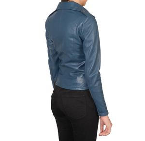 New Arrival Women Fashion <b>Leather</b> <b>Jackets</b> Women's Real Sheepskin <b>Leather</b> <b>Jackets</b> Premium Quality OEM 2026 - Product Image 2