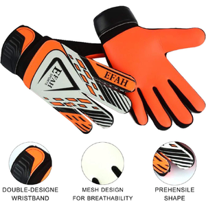 Gants de gardien de but de football professionnels personnalisables et moins chers avec protection des doigts, en latex allemand - Product Image 4