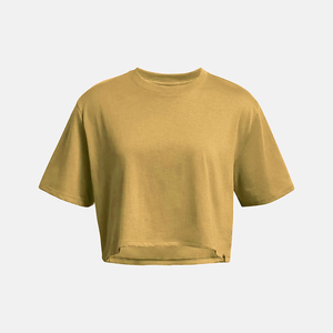T-shirt court personnalisé pour femmes, confortable et respirant, vêtements d'été tendance, fabrication OEM ODM, marque privée - Product Image 6