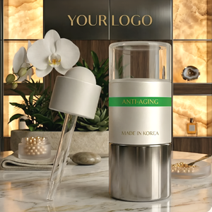 Suero Facial Coreano OEM de Marca Privada con Ácido Hialurónico y PDRN, Iluminador, Antienvejecimiento e Hidratante - Product Image 1