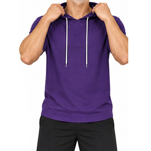 High Quality Winter Embroidered Short Sleeve Hoodie OEM ODM Custom Cotton Hooded Sweatshirt <b>Men</b> Women Bulk Wholesale Factory - Product Image 5