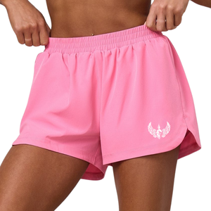 <b>Pink</b> Running Shorts Women Lightweight Gymwear Shorts Quick Dry Training Fitness Activewear Workout Sports Wear Daily Use - Product Image 1