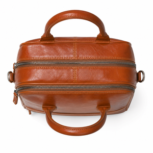 Mochila Cuadrada Mini de Cuero Genuino para Mujer, Impermeable, Capacidad de 14.9L, Correa con Cojín de Aire, Multiusos, para Viajes Diarios y Actividades al Aire Libre - Product Image 4