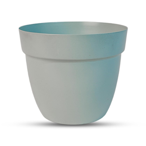 Juego de 2 Macetas Metálicas Azul Claro con Soportes de Hierro, Elegantes Macetas Elevadas para Decoración Interior Moderna, Color Pastel - Product Image 4