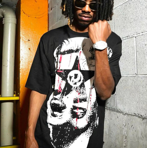 Camiseta Gráfica Gótica para Hombre con Estampado de Calavera, Estilo Urbano Oversize, Algodón Casual, Hip Hop, Estilo Oscuro, Camiseta de Moda - Product Image 4