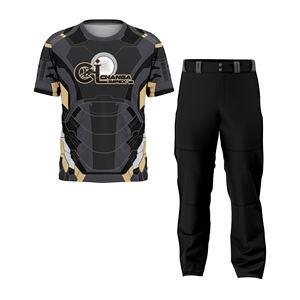Conjunto de Uniforme de Softbol Profesional, Jersey y Pantalones Sublimados, 100% Poliéster, Secado Rápido, Transpirable, Cómodo y Duradero para Equipo - Product Image 1