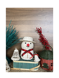 Adorno de Bola de Ratán Hecho a Mano, de Mimbre Natural, Ecológico, para Árbol de Navidad, Año Nuevo Chino, Decoración del Hogar, Pared, Puerta - Product Image 4