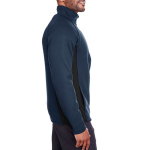 Pull de golf à col zippé pour homme - Pull d'hiver 100 % coton molletonné pour le sport avec logo personnalisé sur le devant - T-shirt athlétique vierge - Product Image 2