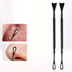 Outil professionnel pour éliminer les points noirs, nettoyeur de pores à double extrémité, extracteur d'acné, appareil de soin du visage pour un nettoyage en profondeur du visage - Product Image 6