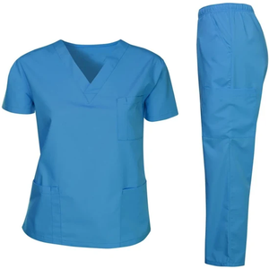 New Design High Quality Wholesale OEM <b>Doctor</b> Uniforms Nurse Medical Uniform Scrub <b>Sets</b> Short Sleeve Women Nursing Scrubs <b>Sets</b> - Product Image 6