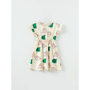 Vestido Estilo Coreano OZKIZ para Niñas, 100% Algodón, Moda de Verano para Niños de 2 a 7 Años, Venta al Por Mayor - Product Image 1