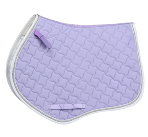 Tapis de selle de luxe en velours pour cheval |   Tapis de selle équestre matelassé |   Tapis d'équitation respirant pour le dressage et le saut d'obstacles - Product Image 1