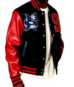 เสื้อแจ็คเก็ตวาร์ซิตี้ผู้ชายแบบลำลองสั่งทำพิเศษ คอตั้ง คุณภาพพรีเมียม มีให้เลือกหลายสี - Product Image 1