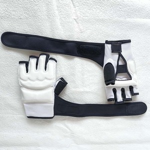 Guantes de Boxeo de Cuero de Alta Calidad para MMA, Muay Thai y Artes Marciales, Guantes de Taekwondo Unisex de Medio Dedo - Product Image 4