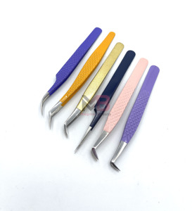 ชุดแหนบขนตาปลอมชุดอุปกรณ์ความงามแหนบปลายขนตาแบบเส้นใย - Product Image 1