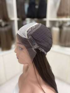 Chinese Virgin Hair Lace Front <b>Wig</b> Jewish <b>Wig</b> Full Coverage Modest Style Daily Religious Wear - Product Image 5