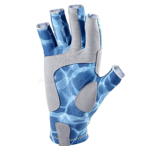 ถุงมือตกปลา LADO SPORTS แบบสั่งทำพิเศษ ผลิตจากโพลีเอสเตอร์ รองรับหน้าจอสัมผัส สายรัดข้อมือปรับได้ ใช้ได้ทั้งชายและหญิง สวมใส่ง่าย เหมาะสำหรับใส่ลำลอง - Product Image 2