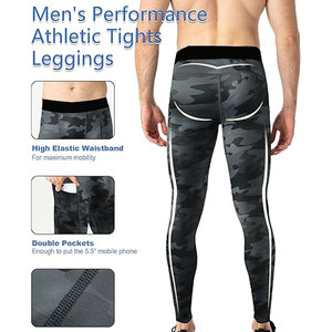 Best Supplier Top Trendy Breathable Lightweight Sports Wear Comfortable Slim Fit <b>Men</b> Professional Compression <b>Base</b> <b>Layer</b> Pant - Product Image 5