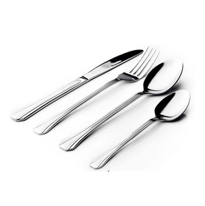 Ensemble de couverts en métal de haute qualité avec bords lisses, fourchette, cuillère, couteau, adapté à la cuisine et à la salle à manger professionnelles - Product Image 3