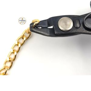 Pince de mise à la terre à contrôle précis : Précision inégalée pour la soudure de chaînes fines, connexion sécurisée de câbles de 3 pieds - Product Image 3
