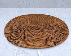 Fabricant vietnamien de sets de table en rotin naturel, tapis de table ronds tissés, vente en gros, approvisionnement en vrac - Product Image 4