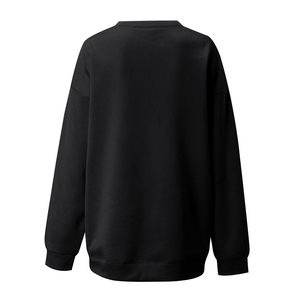 street fashion lightweight warm <b>women</b> sweatshirt long sleeve comfortable outfit ladies pullover modern look loose fit everyday - Product Image 5