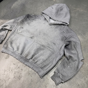 Sudadera con Capucha y Cremallera Snow Grace, Corte Holgado, Estampado de Letras en la Parte Delantera, Manga Larga, Estilo Casual de Invierno para Hombre - Product Image 5