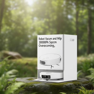 Robot aspirateur et serpillière avec une aspiration de 30000 Pa et une capacité de franchissement d'obstacles de 8 cm - Product Image 3