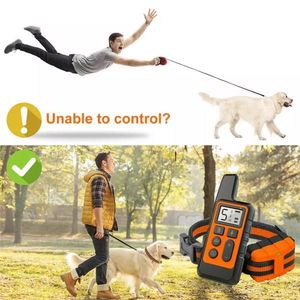 Collar de Adiestramiento para Perros Recargable, Resistente al Agua hasta 2700 Pies, con Pantalla LCD y Control Remoto - Product Image 2