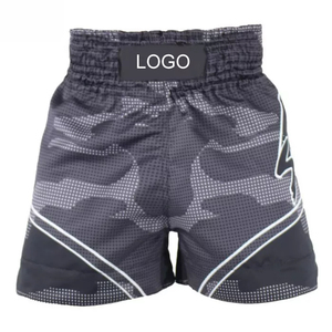 Men's Stylish Fashionable Design MMA <b>Shorts</b> High Quality Comfortable Quick Dry Breathable <b>Polyester</b>/Cotton Wear Martial Arts - Product Image 4