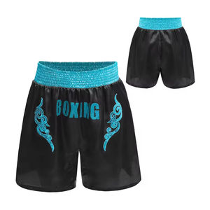 Pantalones Cortos Unisex de Karate y MMA Negros con Estampado por Transferencia de Calor, Costuras Reforzadas, Secado Rápido, 100% Poliéster - Product Image 5