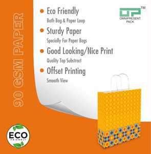 Printed Paper Gift <b>Bags</b> with Twisted Handle for Retail & Shopping Luxury Paper Gift <b>Bags</b> Custom Logo for Boutique at Low Price - Product Image 5
