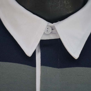 Chemise de rugby rayée respirante grande taille pour hommes, exportée sur mesure, de haute qualité, en provenance du Pakistan, en vente - Product Image 5