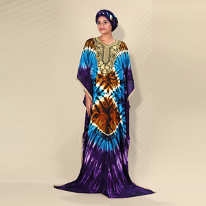 ชุดราโยนฟาราชาแบบกะฟตัน ปักลายที่คอเสื้อ ดีไซน์เรียบหรู พิมพ์ลายทั้งตัว แขนเสื้อทรงกว้างพลิ้วไหว ยาวลากพื้น ทรงสวยสง่า เหมาะสำหรับวันอีด - Product Image 4