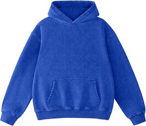 Sweat-shirt à capuche rose en coton décontracté pour adultes, toutes saisons, promotionnel, coupe oversize, style vintage - Product Image 6