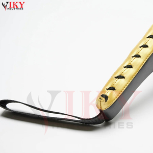 Cibles de frappe de boxe en cuir PU, légères, durables, personnalisées, couleur contrastée noir et or, pour l'entraînement - Product Image 4