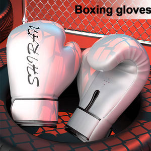 Guantes de Boxeo Profesionales de Cuero 2026 para Entrenamiento, Sparring y Kickboxing para Hombres y Mujeres con Vendas de Mano Gratis - Product Image 1