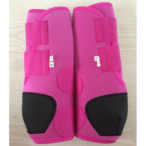 Custom Luxury Outdoor Premium Cotton Bonded Leather Racing Horse Protection Leg Protector Tendon <b>Boots</b> Breathable Equine <b>Boots</b> - Product Image 5