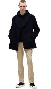 กางเกงย้อมสีธรรมดาทรงสลิมฟิตสำหรับผู้ชายกางเกงใส่สบายผ้าคอตตอนทอลายทแยงผ้ายืดสำหรับราคาขายส่ง - Product Image 4