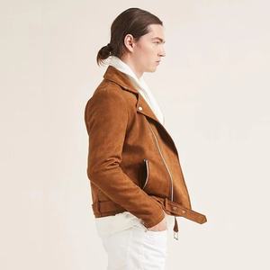 Veste en cuir véritable pour homme, veste de motard en cuir de vachette de qualité supérieure, vêtement d'extérieur décontracté et tendance, style classique vintage, cadeau idéal - Product Image 4