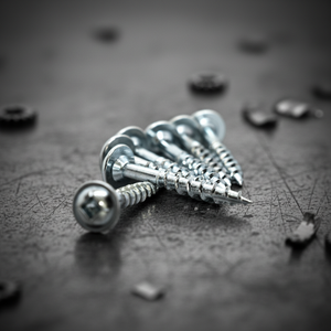 Vis à bois à tête cylindrique métrique/pouce, autotaraudeuse, à empreinte Phillips/Pozi, en acier au carbone/inoxydable, zinguée/nickelée, à filetage grossier - Product Image 1