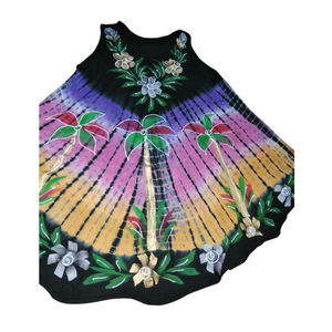 Vestido de verano sin mangas de algodón 100% de estilo moderno, túnica bordada, cubierta de playa, ropa de fiesta informal - Product Image 1