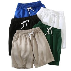 Shorts de basket-ball pour hommes, coupe ample, tissu jersey tricoté, cordon de serrage, taille élastique, multicolores, décontractés, pour adultes, été, sport - Product Image 1