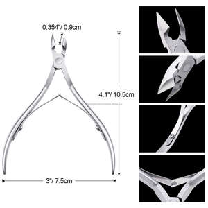 Cortacutículas profesional hecho con acero inoxidable de alta calidad, cortacutículas de acero inoxidable japonés fabricado por Life Care Inst. - Product Image 5