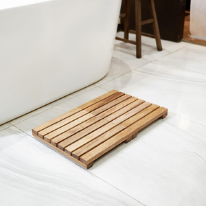 Alfombrilla de ducha plegable de madera maciza de alta calidad para bañera, spa, piscina, interior y exterior, de fábrica vietnamita B2B - Product Image 1