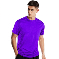 T-shirt vert à manches courtes et col en V pour homme, coupe classique, séchage rapide, 100 % polyester tissé, anti-plis numérique, vêtement de sport décontracté